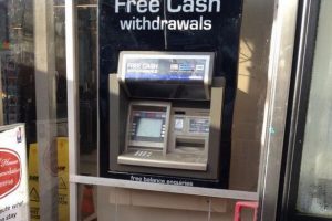 atm cash machine in the uk
