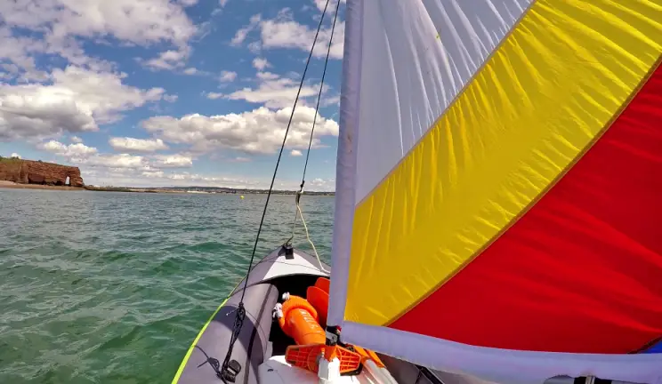 DIY Kayak Sailing Upwind