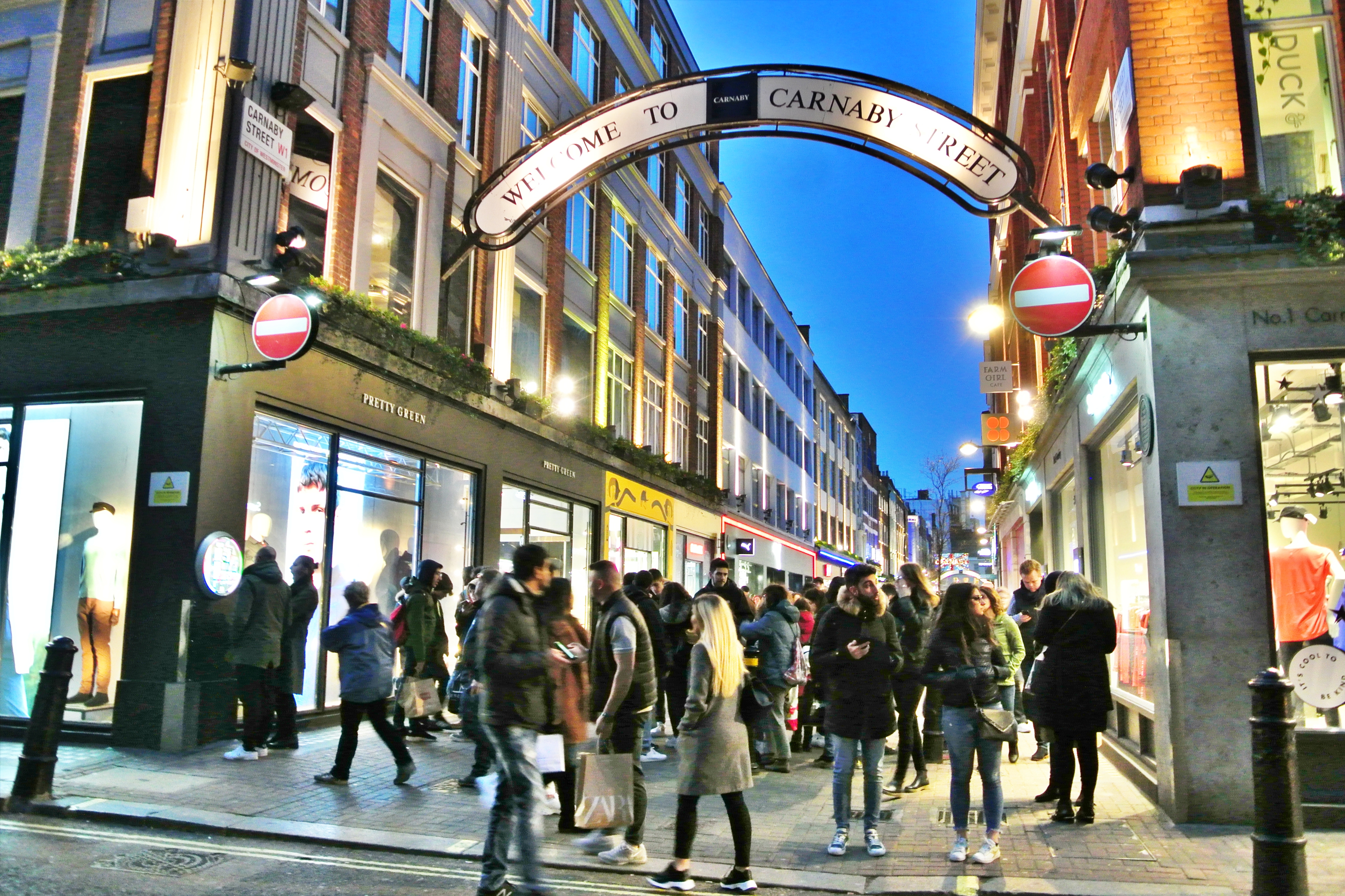 Carnaby Street in Soho District