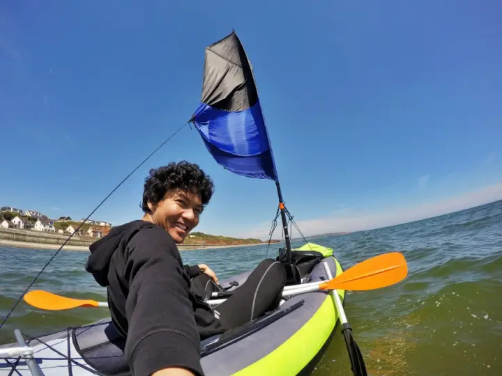 Inflatabvle Kayak Sailing