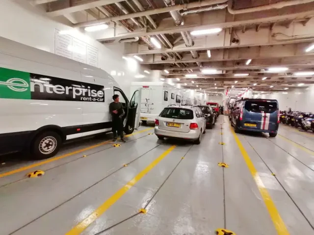 The Beluga in Pont Aven (Brittany Ferries) Brittany Ferries from UK to Spain